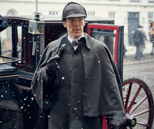 Benedict Cumberbatch wearing a military uniform
