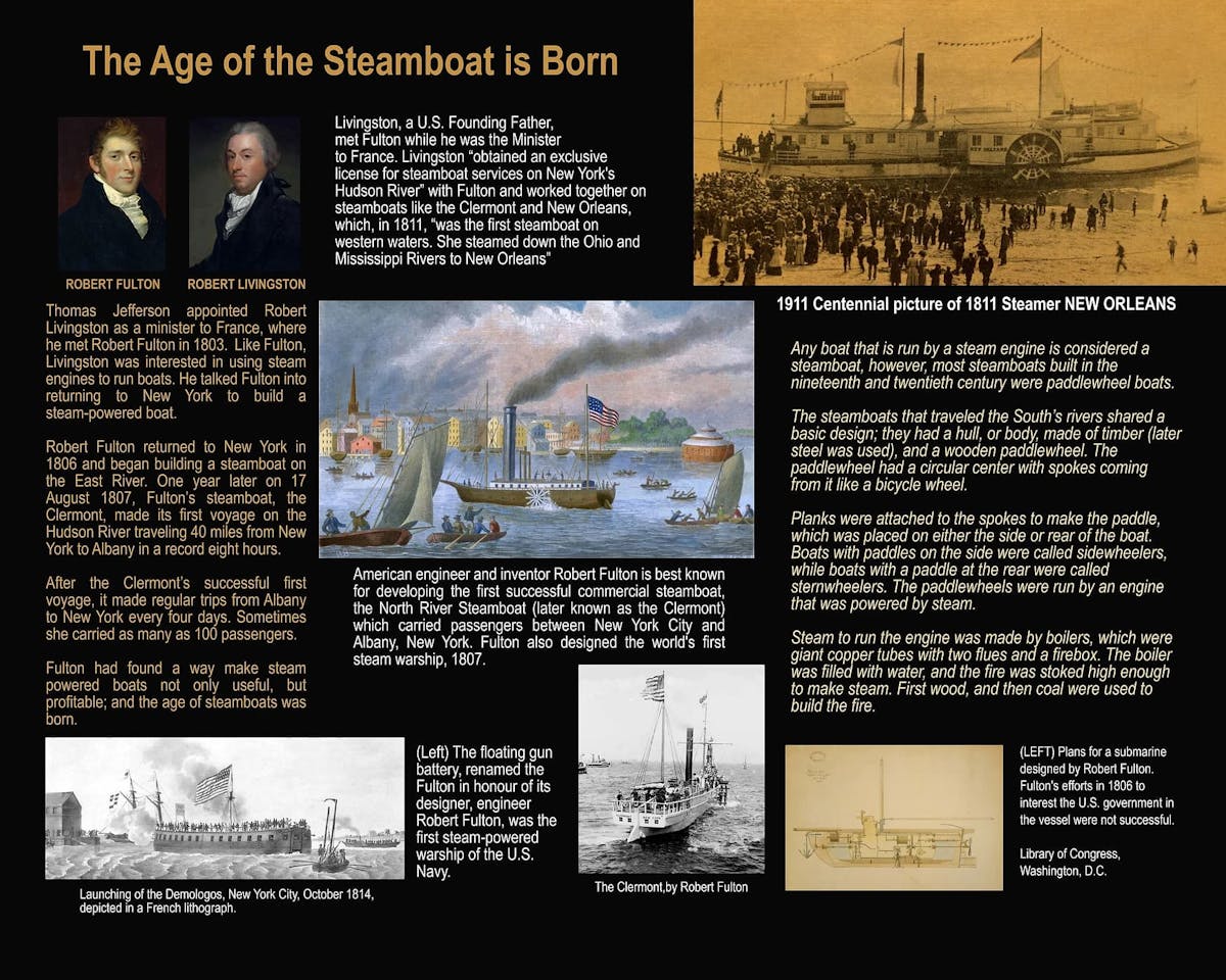 Steamboats & Ships | The Great River Road Museum