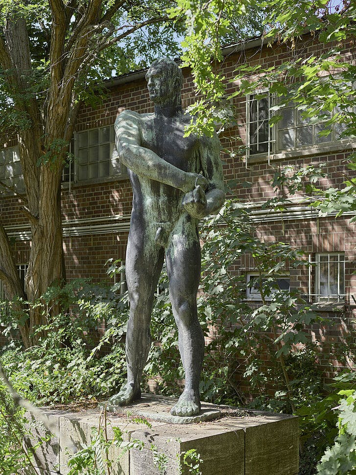 Statue "Der Faustkämpfer" von Josef Thorak im Olympiapark Berlin, 1936 (Foto: DHM, Eric Tschernow, 2020)