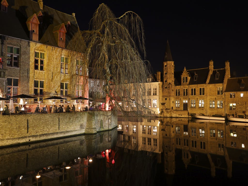 Bruges at night