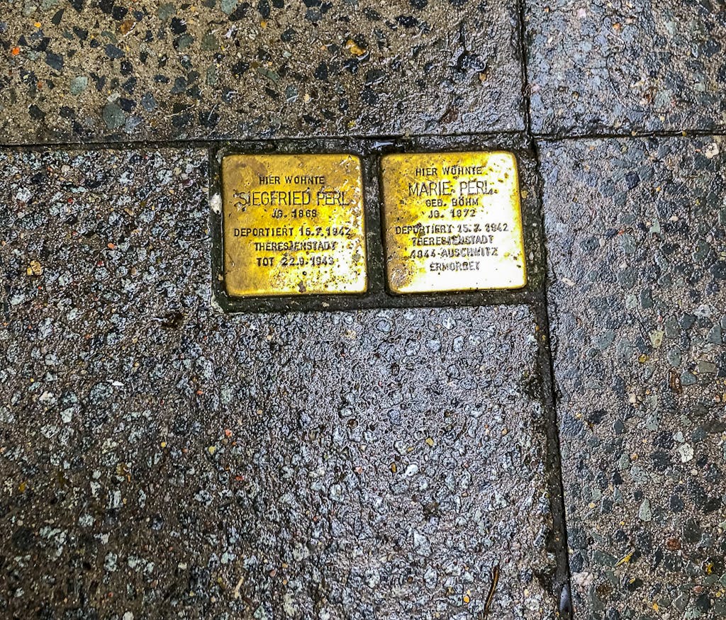 two Stolpersteine in Schöneberg, Berlin