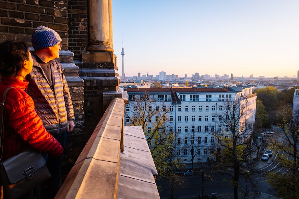 Aussicht vom Turm der Zionskirche Berlin