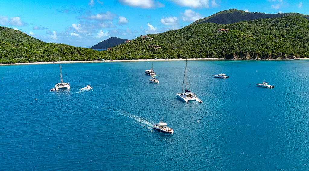 Seas the Day Charters USVI M/V Aquarius, S/Y Leviathan, M/V Sea Wolf, S/Y Neptune, S/Y Pisces, M/V Hydra and M/V Poseidon on St. John in the US Virgin Islands