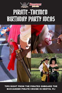 Pirate Themed Birthday Party Decoration Set, Including Pirate Flag, Parrot  Cake Topper And Other Items