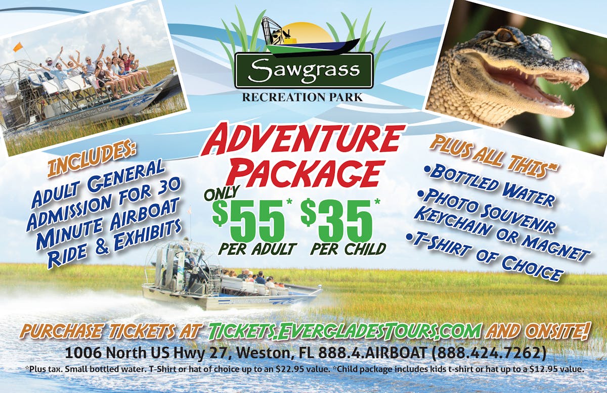 Everglades Admission Ticket with Airboat Ride and Wildlife Show 2023 - Fort  Lauderdale