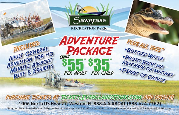 Sawgrass Recreation Park  Everglades Airboat Tours, Florida