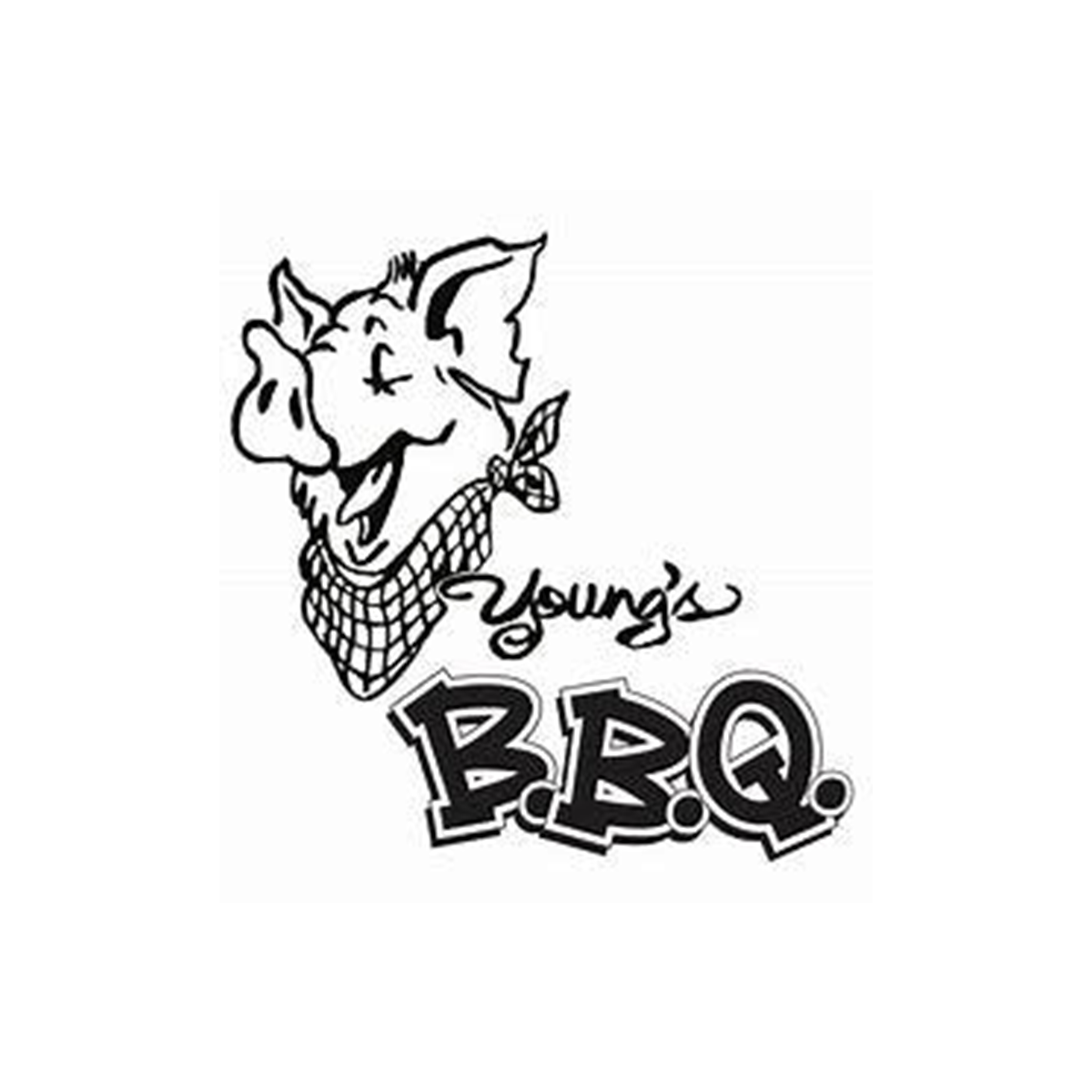 Young's BBQ restaurant logo