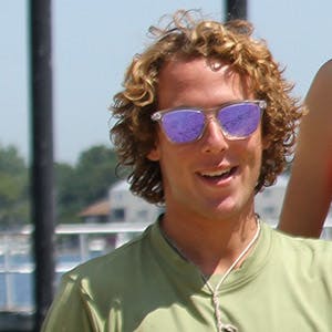 a man wearing sunglasses