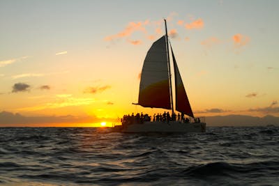 catamaran sunset sail