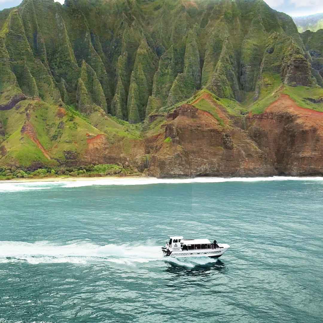 Nā Pali Sightsee Sunset Boat Tour Kauai Sea Tours 6011