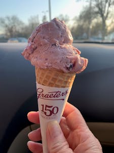 Graeter's ice cream cone
