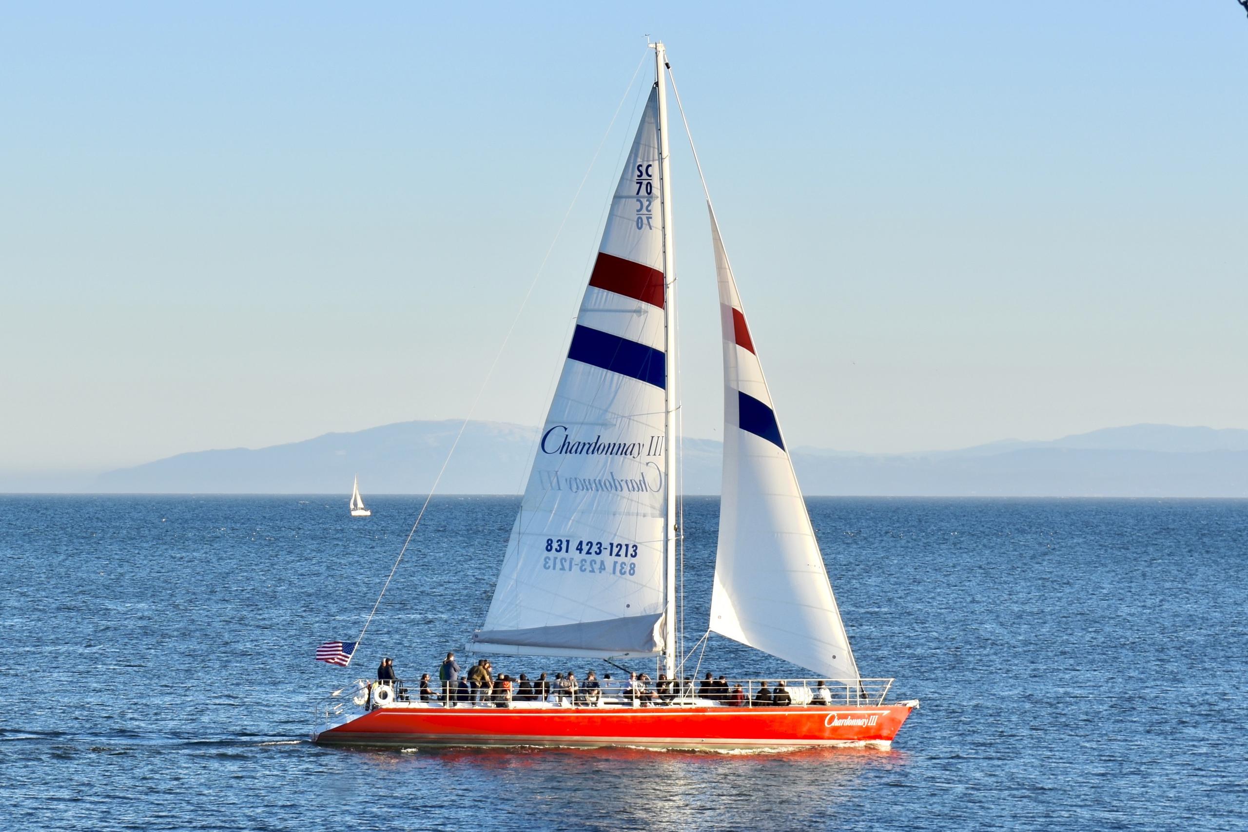 Private Sailing Charter Monterey Bay Chardonnay Sailing