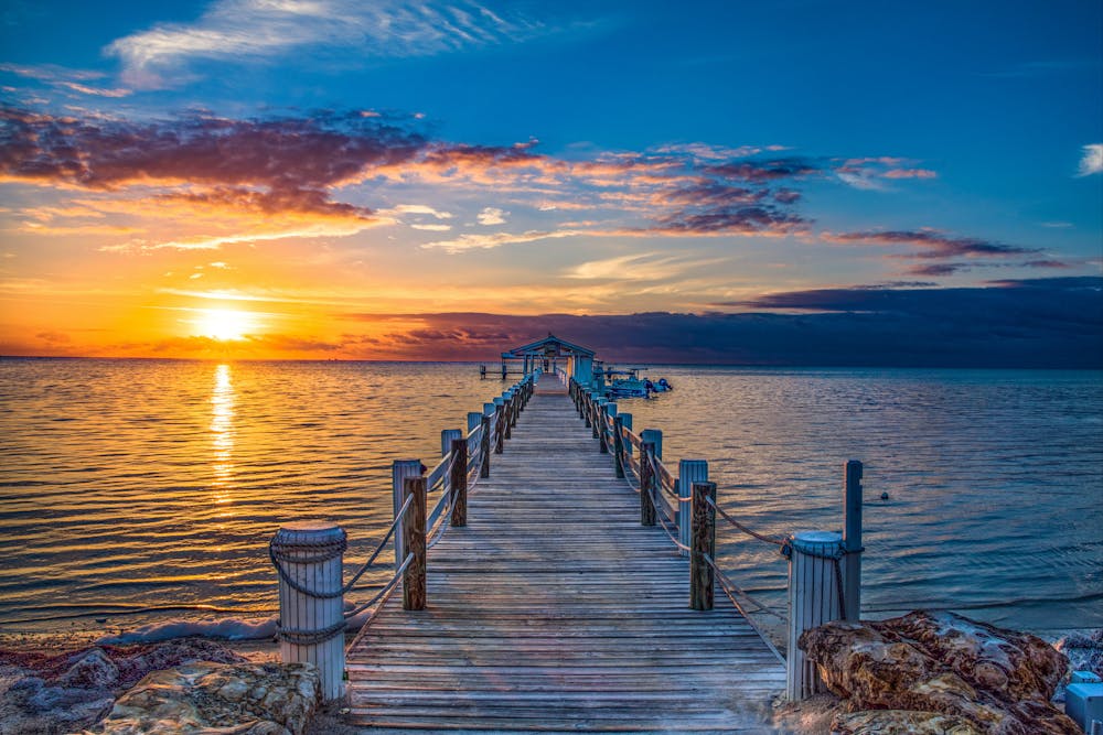 Islamorada Florida Keys Dock Pier Sunrise