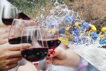 wine tasting in leavenworth and whitewater rafting the wenatchee river