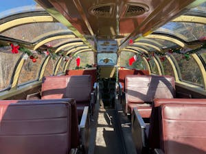 The Hiwassee River Rail Adventure is a first-class premium seating option for families looking for an exciting holiday experience. With options for all ages, kids and adults alike will love the Santa's Hiwassee Holiday Train Ride. 