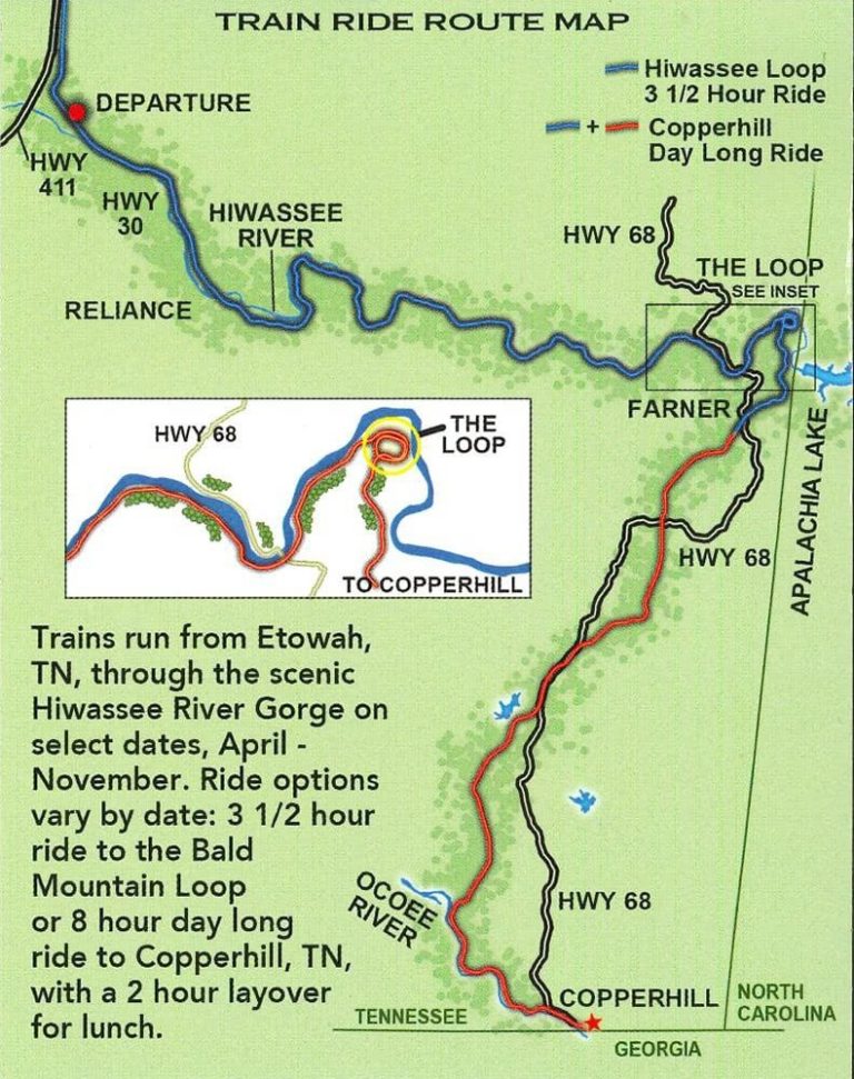 Hiwassee Loop Train Ride | Tennessee Valley Railroad | Delano, TN