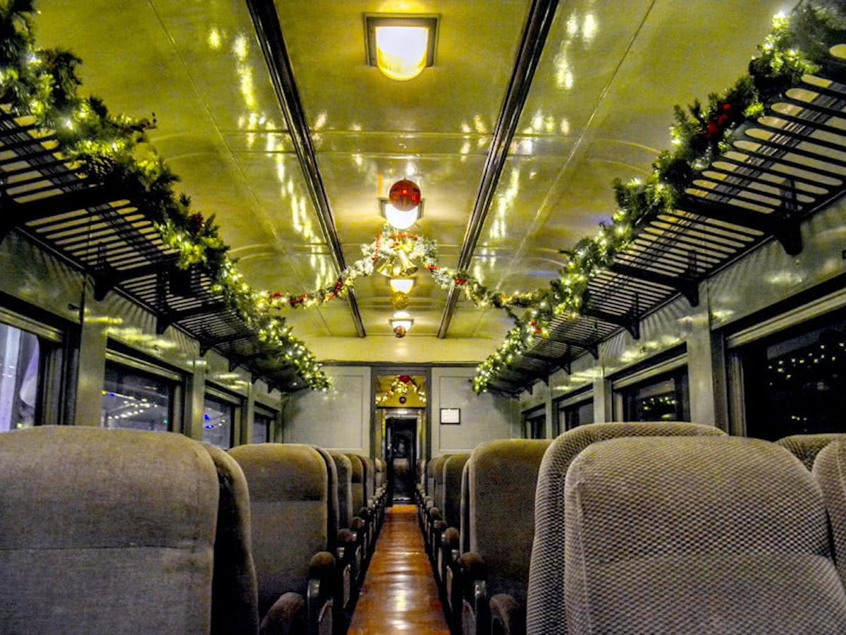 The North Pole Limited train rides are a family tradition for many people, dating back to 1999. The magical experience takes riders on an imaginary journey to the North Pole during the holiday season.