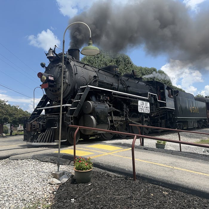 Experience History 4501 Steam Engine Train Ride at TVRM