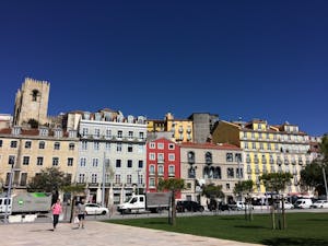 une rue au centre ville de Lisbonne