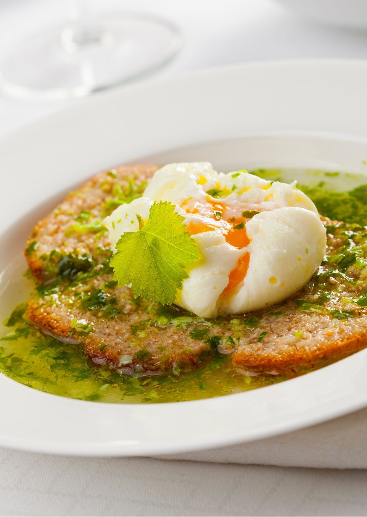 a close up of food on a plate