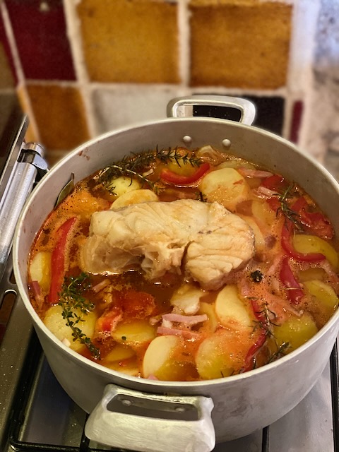 a bowl of food with stew