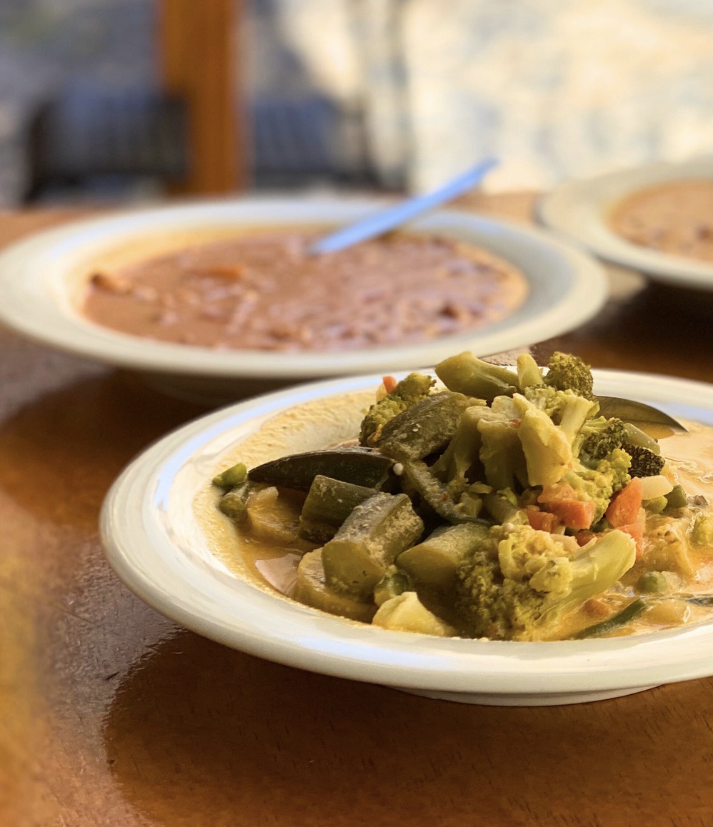 a bowl of food on a plate