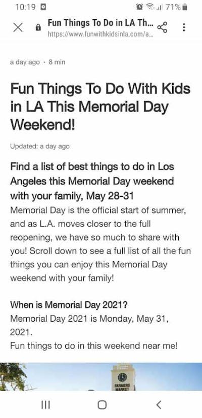 Memorial Day in Los Angeles, 05/28/2018