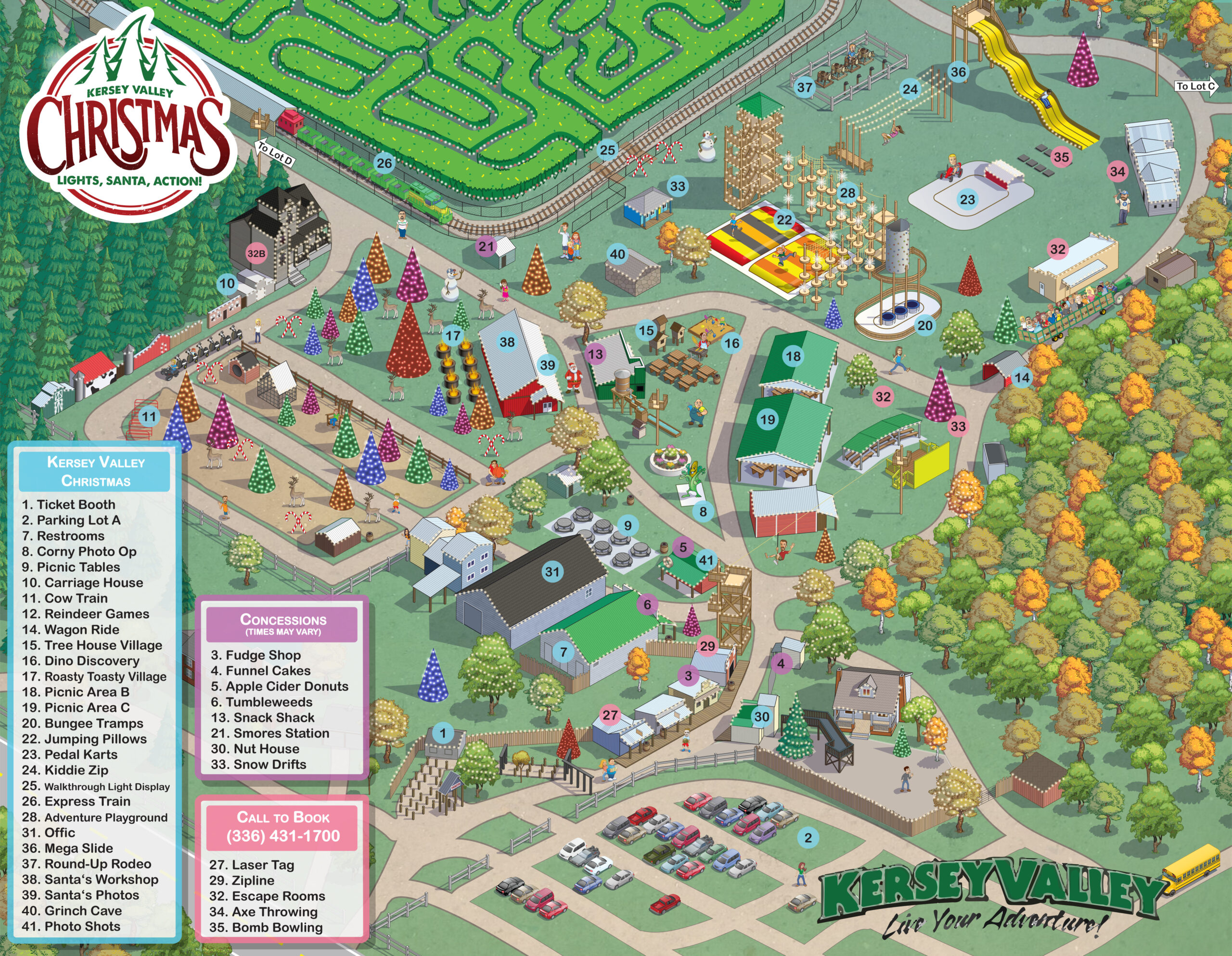 Farm Map | Kersey Valley Christmas