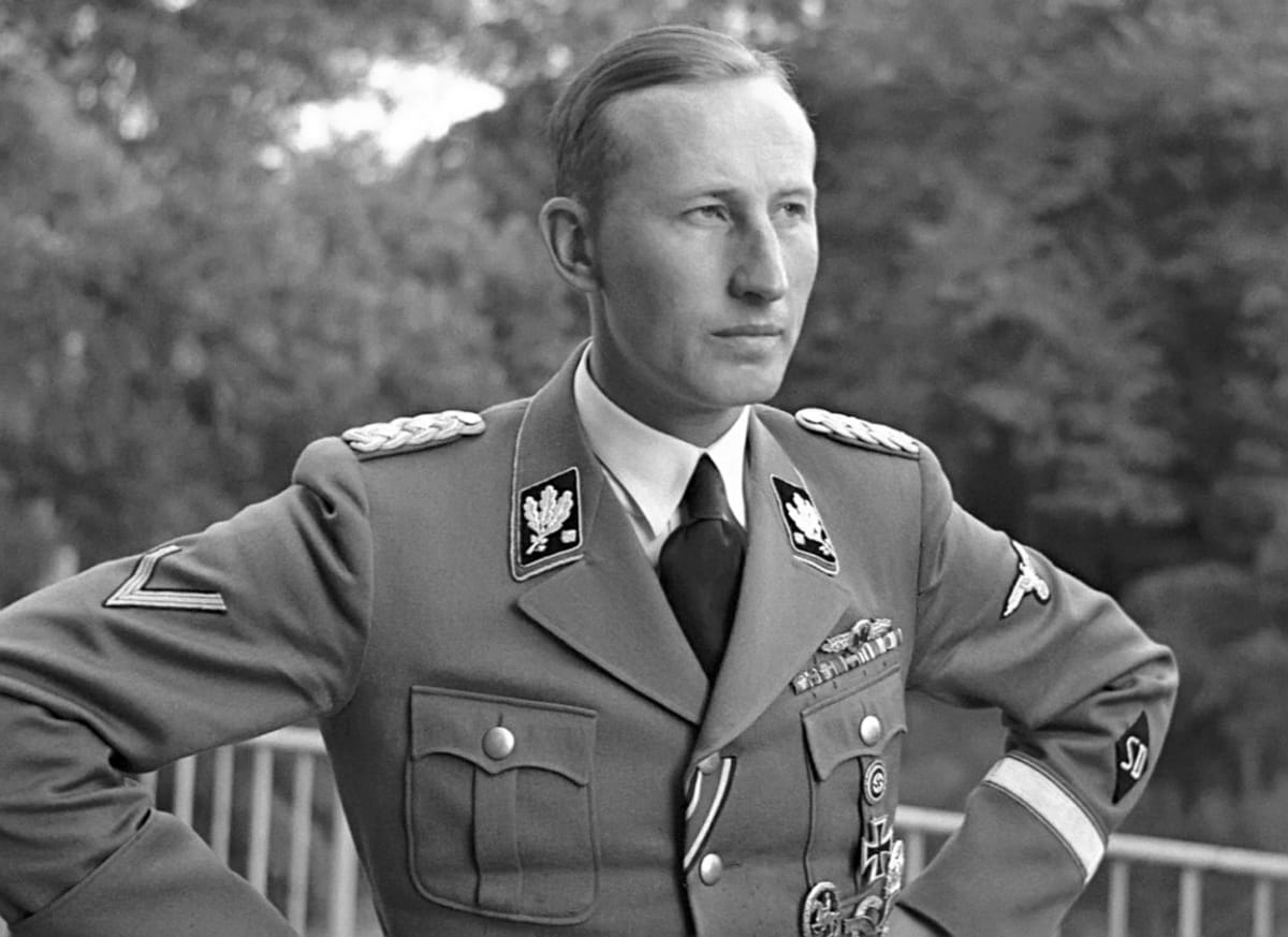 Reinhard Heydrich wearing a uniform