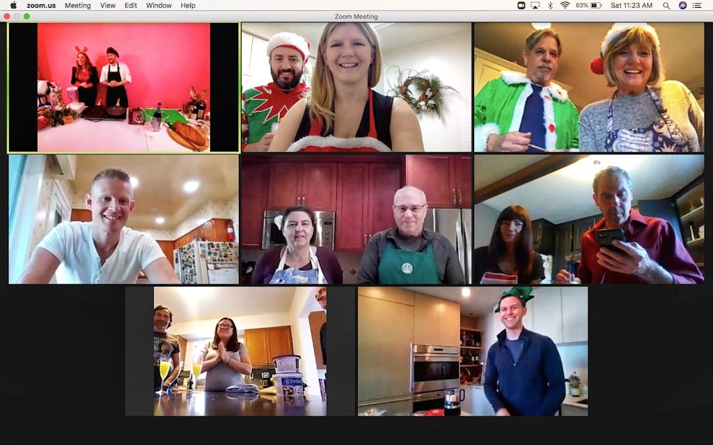 Virtual Cooking Party: celebrating Christmas and a few milestones with these beautiful families in Canada!