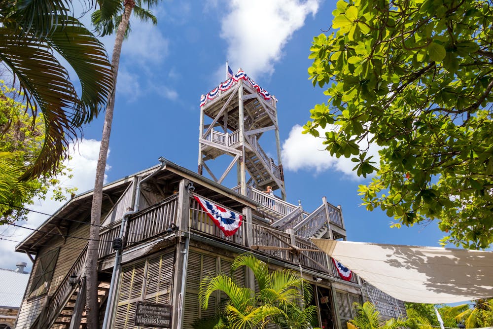 KEY WEST, FLORIDA USA - August 10, 2014: The Shipwreck Treasures Museum is a popular tourist attraction in downtown Key West.