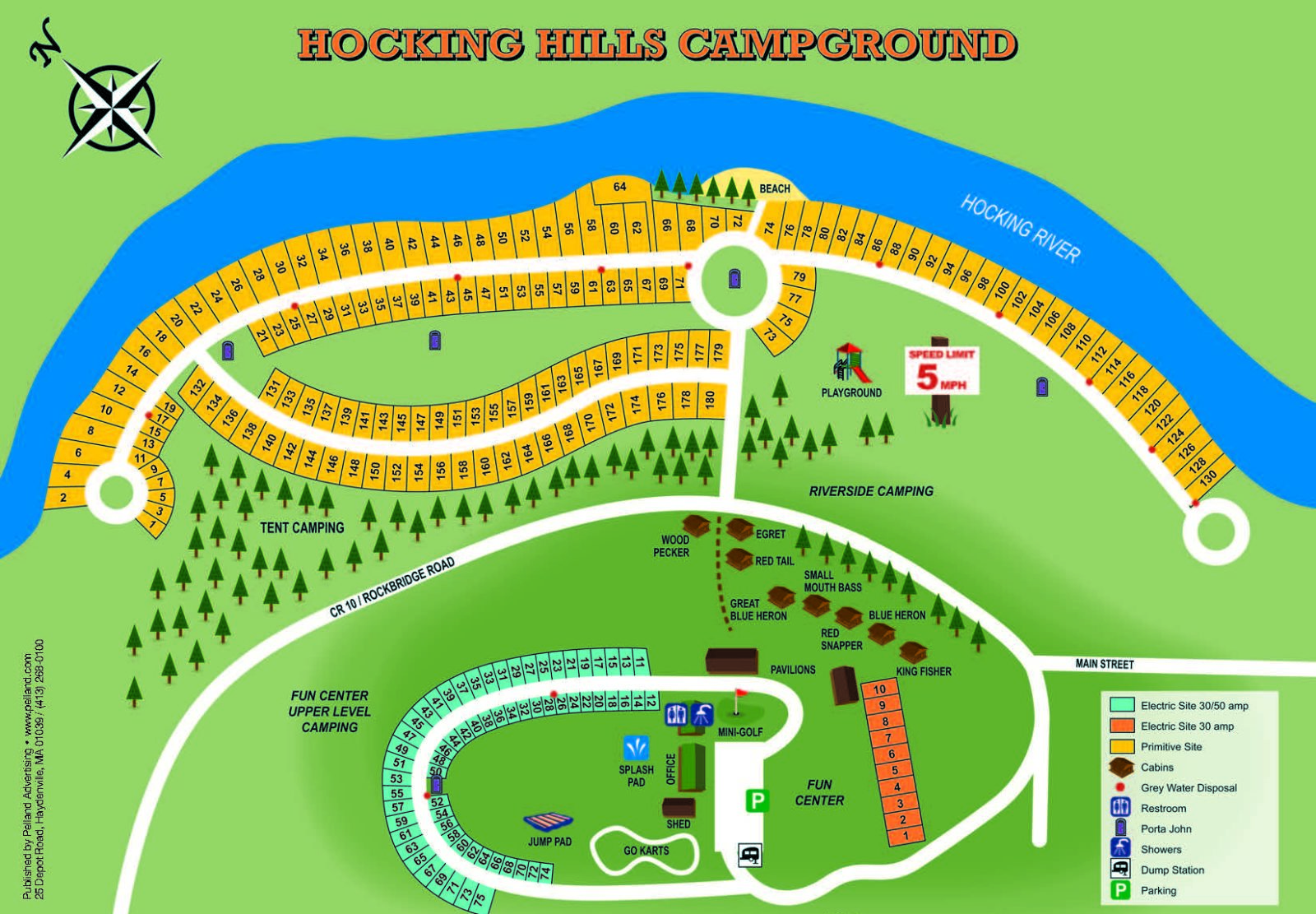 Hocking Hills State Park Map Printable