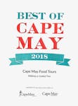 Best of Cape May 2018 certificate