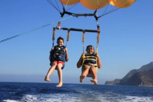 parasailing on Catalina