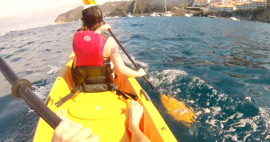 kayaking on Catalina