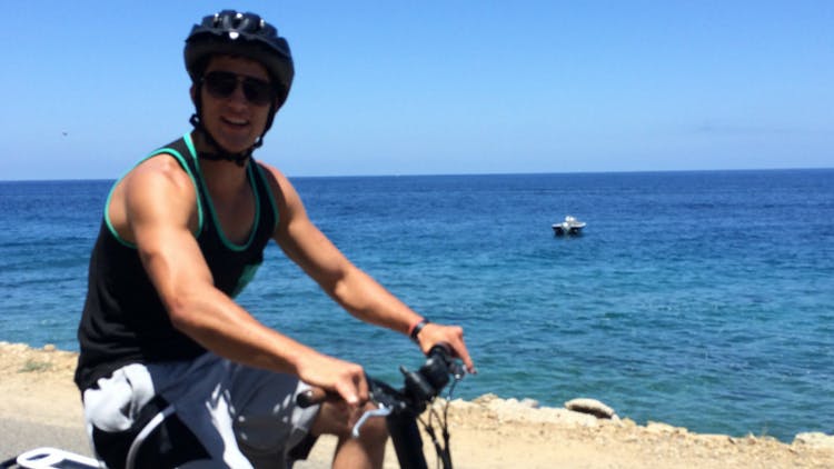 bicycling on Catalina