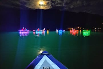 Wallowa lake Glass Bottom Kayak Night Tour