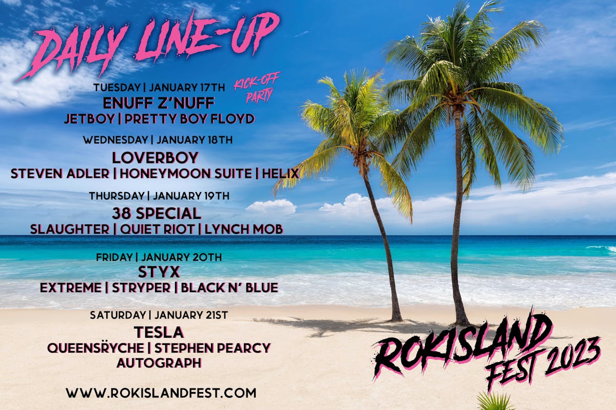 Key West's Rock and Roll Music Festival RokIsland Fest