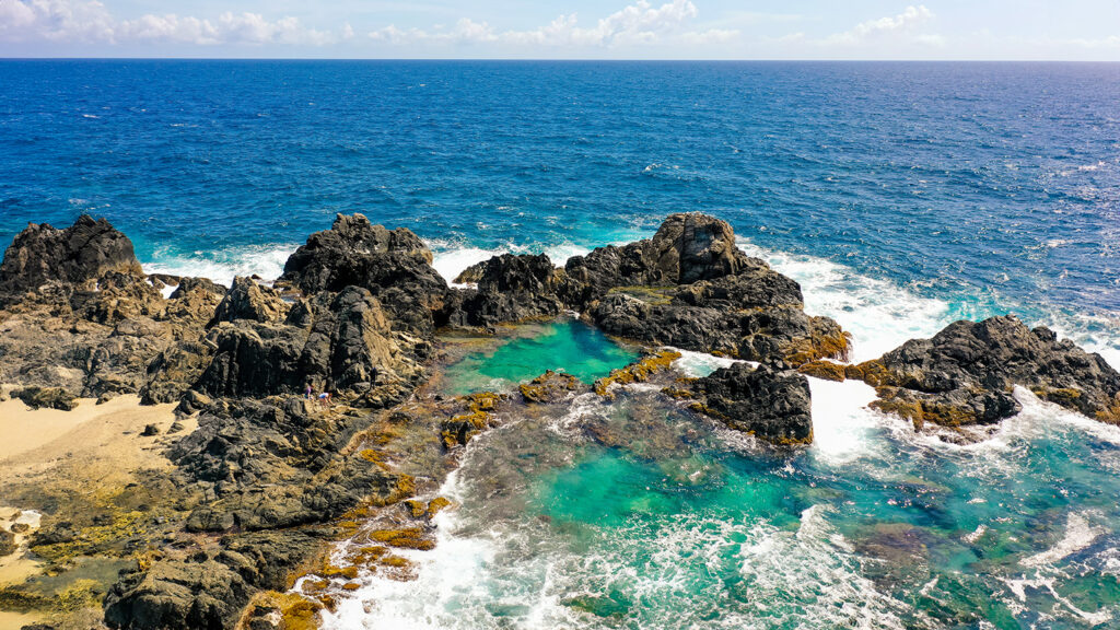 Aruba's Natural Pool known as Conchi