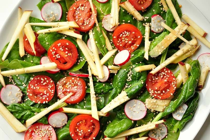 eco friendly vegan salad