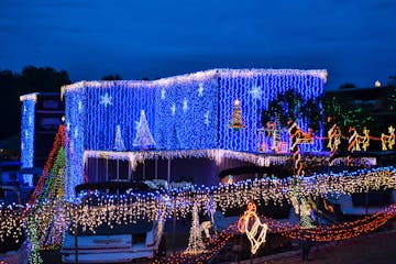 Christmas Lights At Mount Dora Marina