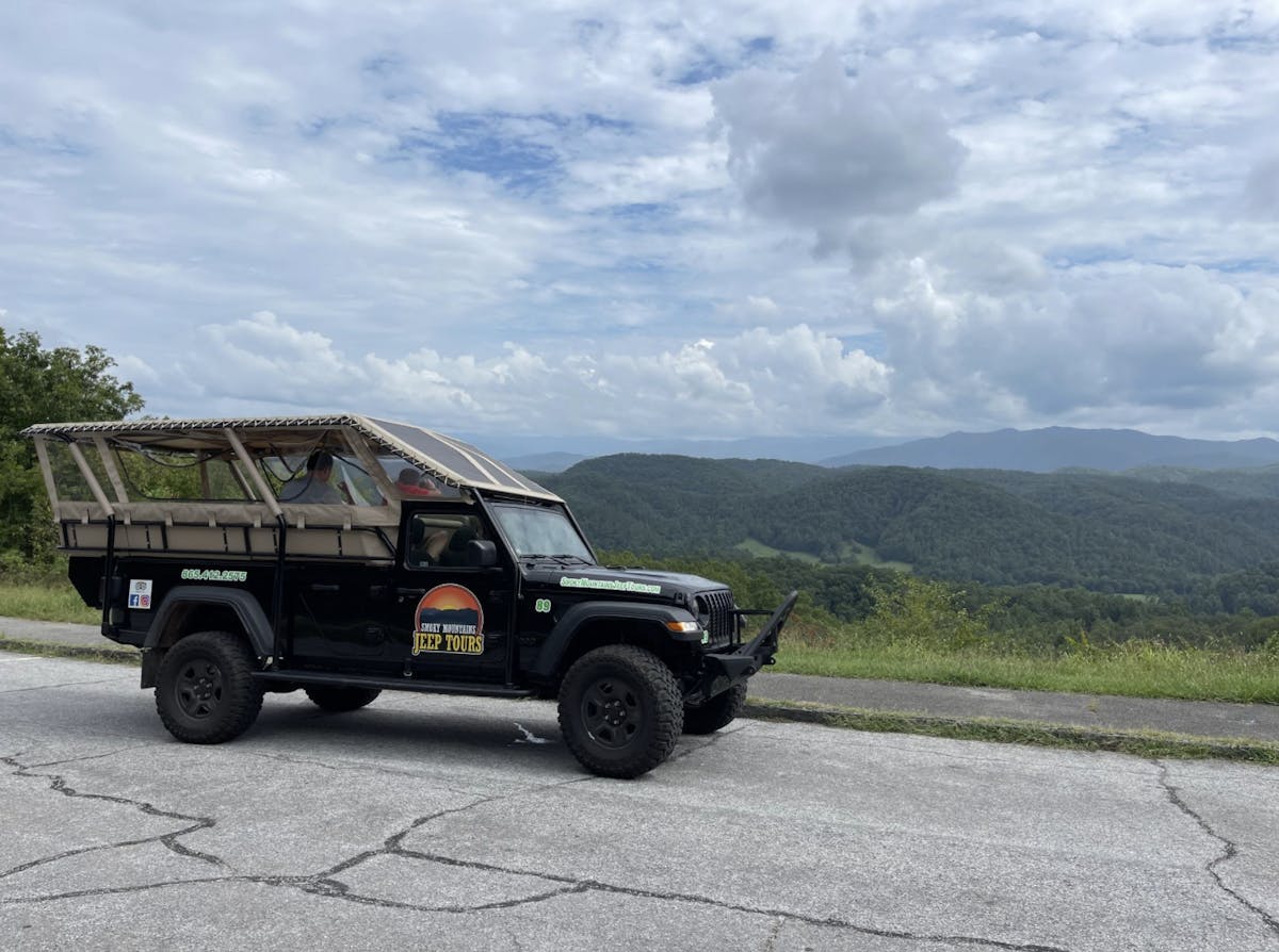 Smoky Mountains Jeep Tours provide seating up to 12 passengers in our comfortable, safe vehicles during our professional guided tours.