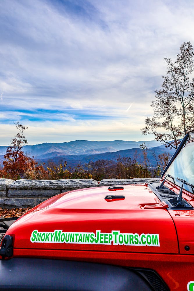 A view you'll enjoy on the Smoky Mountains Jeep Tours of the Foothills Parkway