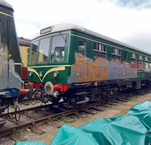 vandalism on a heritage railcar