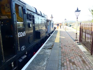 Shunter ready to take the team back to Llangollen