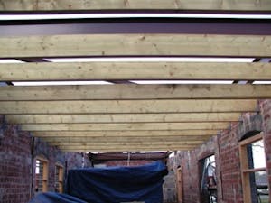 Roof beams at Corwen