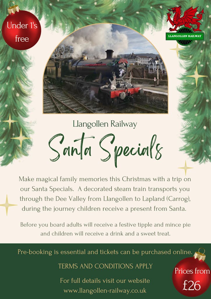 Santa Specials | Llangollen Railway