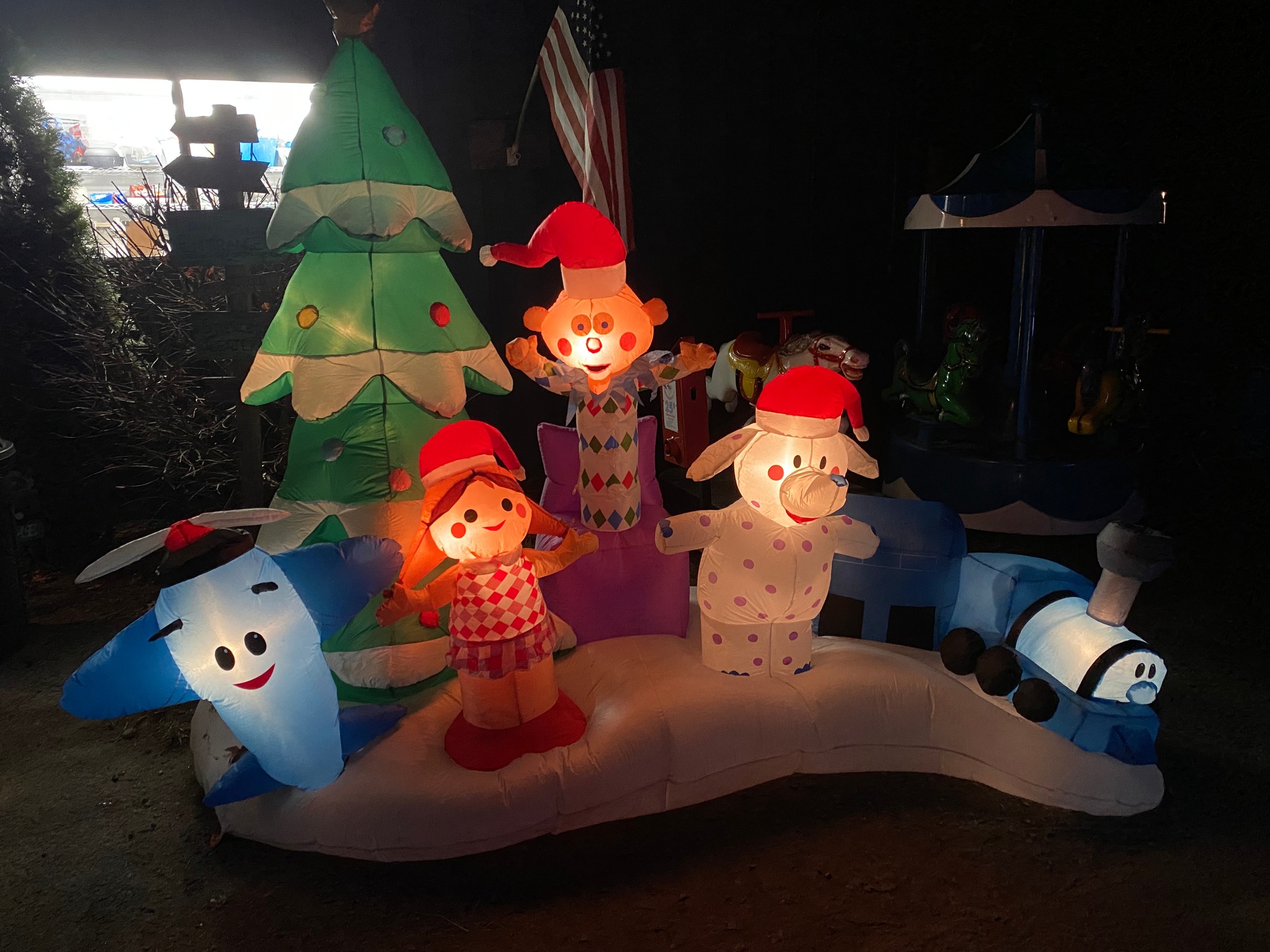 island of misfit toys inflatable