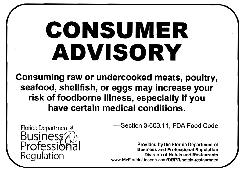 Consumer Advisory
