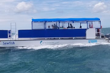 Tour boat on Biscayne Bay in Biscayne National Park